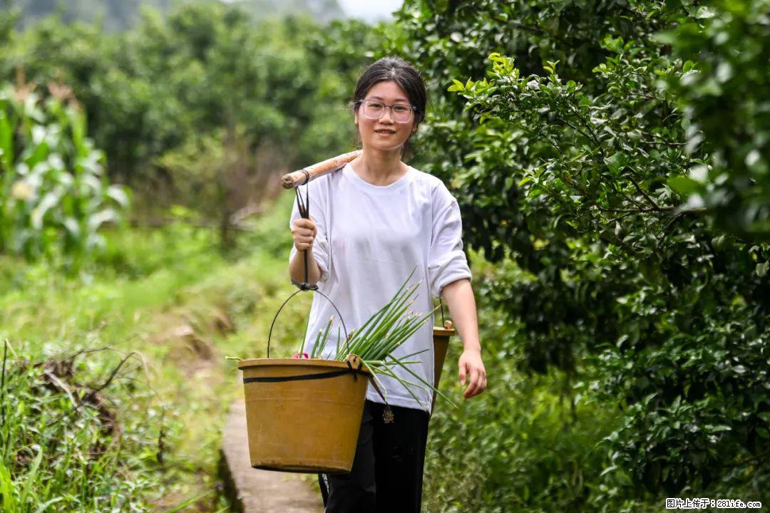 全网追的“扁担女孩”，找了一份暑假工，时薪12元 - 馆陶生活资讯 - 馆陶28生活网 guantao.28life.com